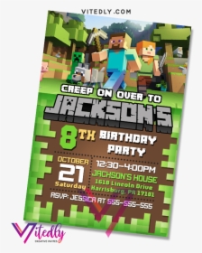 Minecraft Invitation, HD Png Download, Free Download