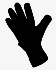 Finger Clip Art Glove Silhouette Line - Safety Glove, HD Png Download, Free Download