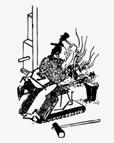 Free Ukiyo-e Illustration Of Profession In The Edo - Illustration, HD Png Download, Free Download