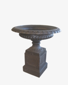 G023 Cast Iron Vase On Base - End Table, HD Png Download, Free Download