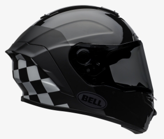 Bell 2020 Star Dlx Mips Lux Checkers Black And White - Bell Star Mips Dlx Checkers Helmet, HD Png Download, Free Download