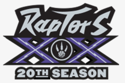 Raptors Logo Png - Toronto Raptors 20th Season, Transparent Png, Free Download