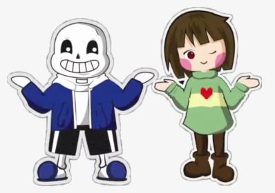#undertale #sans #chara #¯ ツ / ¯ - Undertale, HD Png Download, Free Download