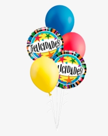 Bouquet De Globos Felicidades - Balloon, HD Png Download, Free Download