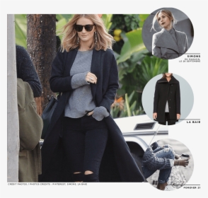 Blogue Images 02c - Rosie Huntington Whiteley 2019 Street Style, HD Png Download, Free Download