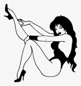 Sexy Pin Up Drawing, HD Png Download, Free Download