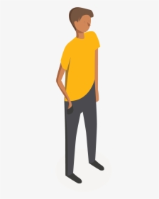 Isometric Person Png, Transparent Png, Free Download