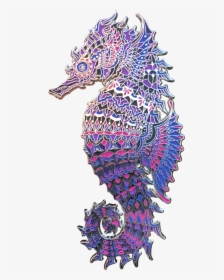 Purple Seahorse Png - Illustration, Transparent Png, Free Download