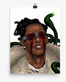 Image Of Young Thug Premium Luster Poster - Young Thug Game Ps4, HD Png Download, Free Download