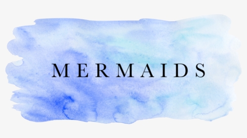 Mermaidtitle - Watercolor Paint, HD Png Download, Free Download