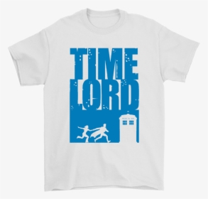 Time Lord Doctor Who Running To The Tardis Shirts - Active Shirt, HD Png Download, Free Download
