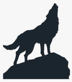 Wolf2 - Black Wolf Howling Drawing, HD Png Download, Free Download