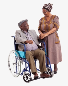 //www - Briaoftrinity - - African On Wheel Chair, HD Png Download, Free Download
