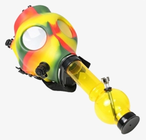 Colored Gas Mask - Colorful Gas Mask Bong, HD Png Download, Free Download