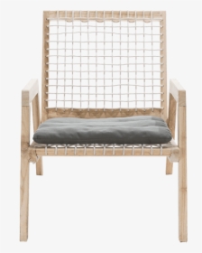 Inspired Environments Coastal Teak Lounge Chair Front - Chair, HD Png Download, Free Download