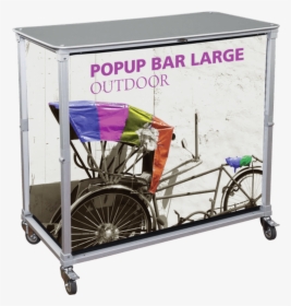 Popup Bar Large Angle - Portable Pop Up Bar, HD Png Download, Free Download