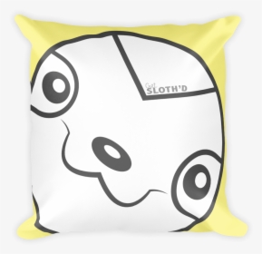 Sloth Face - Get Sloth"d - Square Pillow - Cushion, HD Png Download, Free Download