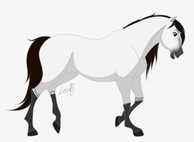 Collection Of Free Horses Drawing Anime Download On - Spirit Stallion Of The Cimarron Lineart, HD Png Download, Free Download