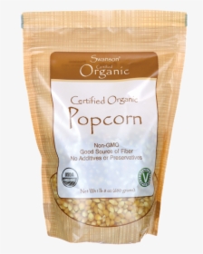Swanson Certified Organic Popcorn 1 Lb 8 Oz Pkg - Organic Popcorn, HD Png Download, Free Download