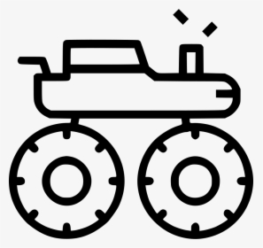 Monster Truck Large - Waste Of Time Icon, HD Png Download, Free Download