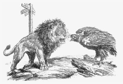 Lion And Eagle, HD Png Download, Free Download