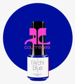 Semi-permanent Blue Marinhoparis Blue Varnish On Round - Ville De Saint Etienne, HD Png Download, Free Download