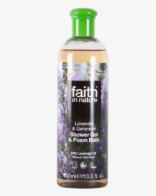 Faith In Nature Lavendar And Geranium - Glass Bottle, HD Png Download, Free Download