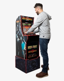 Mortal Kombat Arcade Cabinet"  Class="lazyload Lazyload - Mortal Kombat Small Arcade Machine, HD Png Download, Free Download