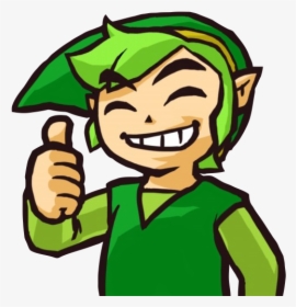 Tfh Green Link Ok - Triforce Heroes Link Emotes, HD Png Download, Free Download