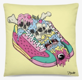 Image Of Ice Cream Throw Pillow - Cushion, HD Png Download, Free Download