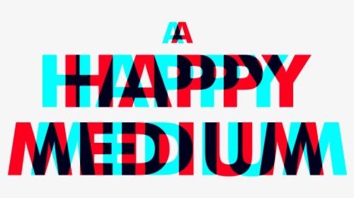 A Happy Medium - Graphic Design, HD Png Download, Free Download