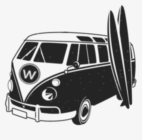 Volkswagen Surf Van Draw, HD Png Download, Free Download