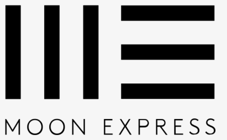 Moon Logo Black - Moon Express Logo, HD Png Download, Free Download