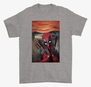 The Scream Painting Not Actually Screaming Deadpool - Toronto Maple Leaf Skull, HD Png Download, Free Download