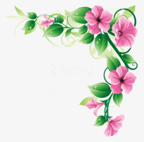 Free Png Flowers Borders Png - Flower Border Png, Transparent Png, Free Download