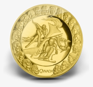 2008 Canada 14-karat Gold $300 Coin - 2010 Olympic Coins, HD Png Download, Free Download