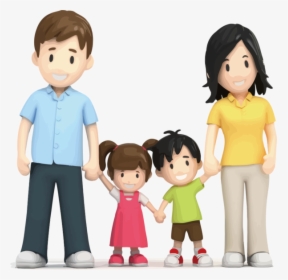 Transparent Family Day Cartoon People Child For Happy - Small Family Clipart, HD Png Download, Free Download