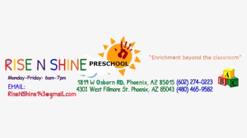 Rise N Shine Preschool - Abc Blocks, HD Png Download, Free Download