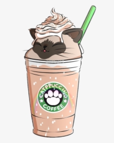 Starbucks Clipart Cat - Cute Starbucks, HD Png Download, Free Download