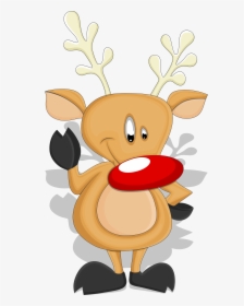 Reindeer Christmas Characters Png, Transparent Png, Free Download
