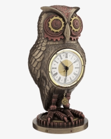 Steampunk Owl Clock, HD Png Download, Free Download