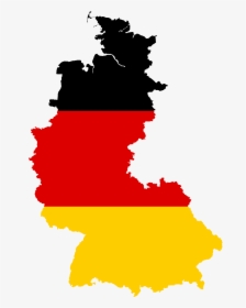 Transparent German Flag Png - Flag Map Of Germany, Png Download, Free Download