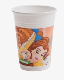 Beauty & The Beast Plastic Cups - Cartoon, HD Png Download, Free Download