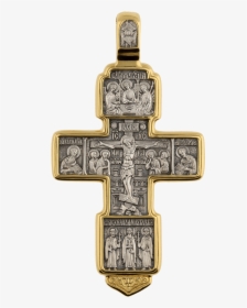 Russian Orthodox Silver Cross Pendant Crucifixion The - Russian Orthodox Cross, HD Png Download, Free Download