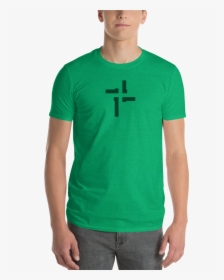 Men"s "silent Cross - Green T Shirt Men, HD Png Download, Free Download
