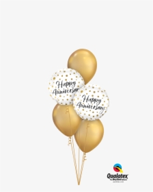 Chrome Gold Happy Anniversary"  Data Max Width="1400"  - Balloon, HD Png Download, Free Download
