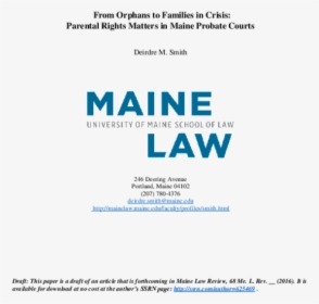University Of Maine School Of Law, HD Png Download, Free Download