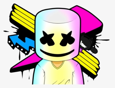 Music Dj Png Clipart - Imagenes Marshmello Png, Transparent Png, Free Download