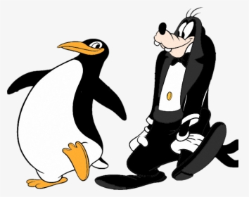 Animals Network Dance Animation Graphics Penguin Portable - Goofy And A Penguin, HD Png Download, Free Download