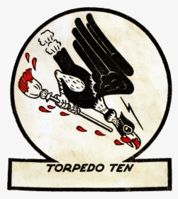 Torpedo Squadron 10 Insignia, 1943 - Grumman Avenger Torpedo Squadron 10 Buzzard Brigade, HD Png Download, Free Download